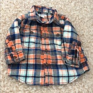 ❗️Plaid button up shirt